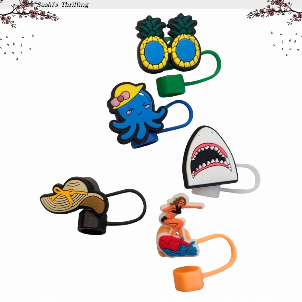 Beach Straw Topper 5Pcs